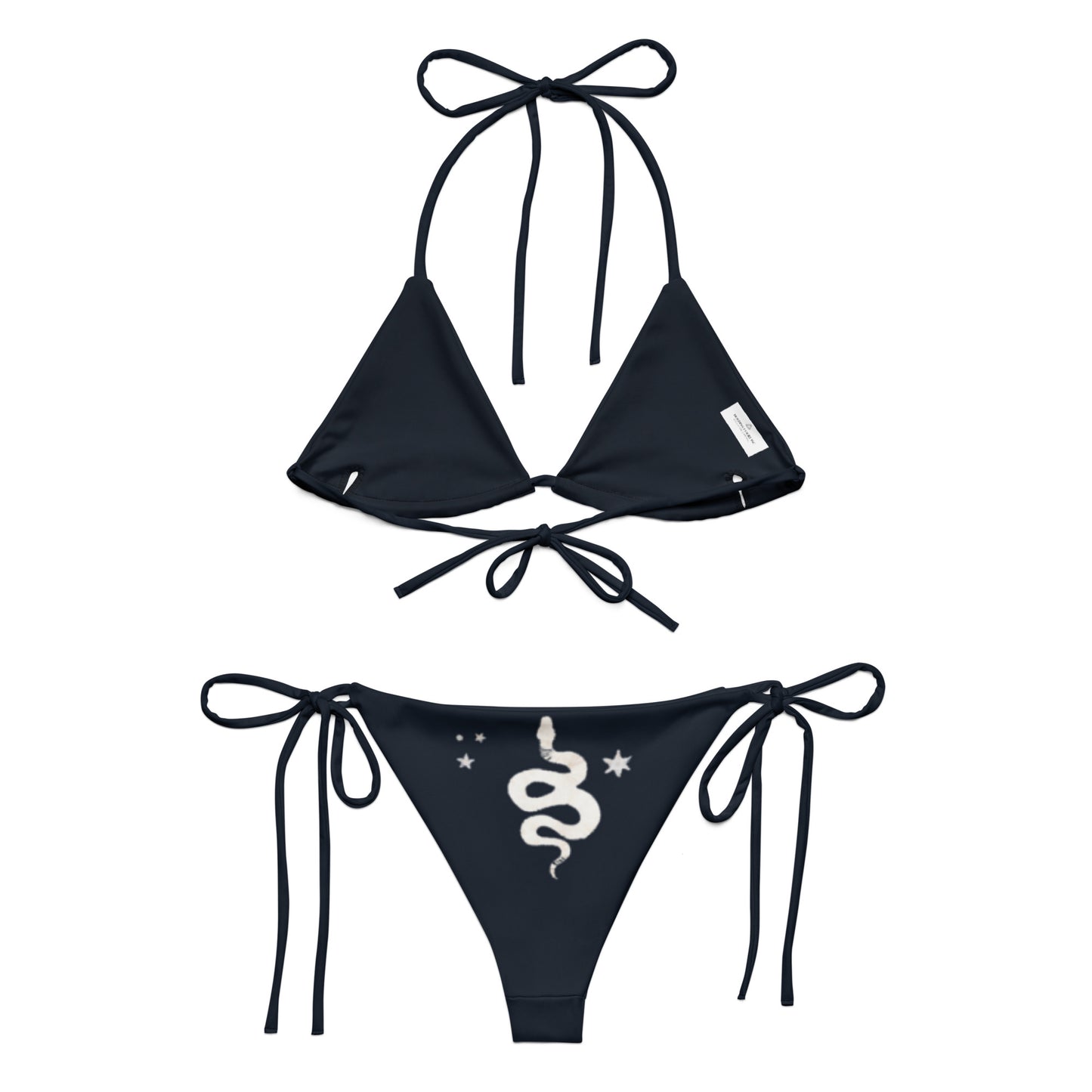 Product Black Bikini, Holding Court, Recycled Swimwear,