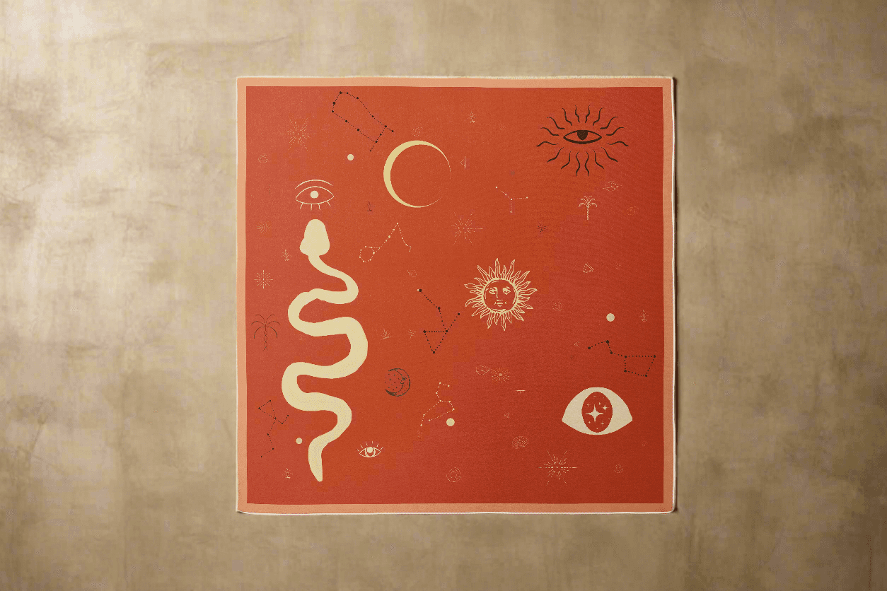 Silk Hair Scarf, Silk Scarfs, Silk Neck Scarf, Large Silk Scarf, Square Silk Scarf, Skinny Silk Scarf, Silk Head Scarf for Sleeping, Artist Silk Scarf, Printed Silk Scarf, Silk Scarf for Wrapping Hair at Night, Silk Scarf Headwrap, Silk Scarf Bandeau, (COLOR) Orange Scarf, Snake Scarf, Sun scarf, eye scarf, Vintage Scarf, Star Scarf, Patterned Scarf, Washable SIlk, red scarf, red silk scarf