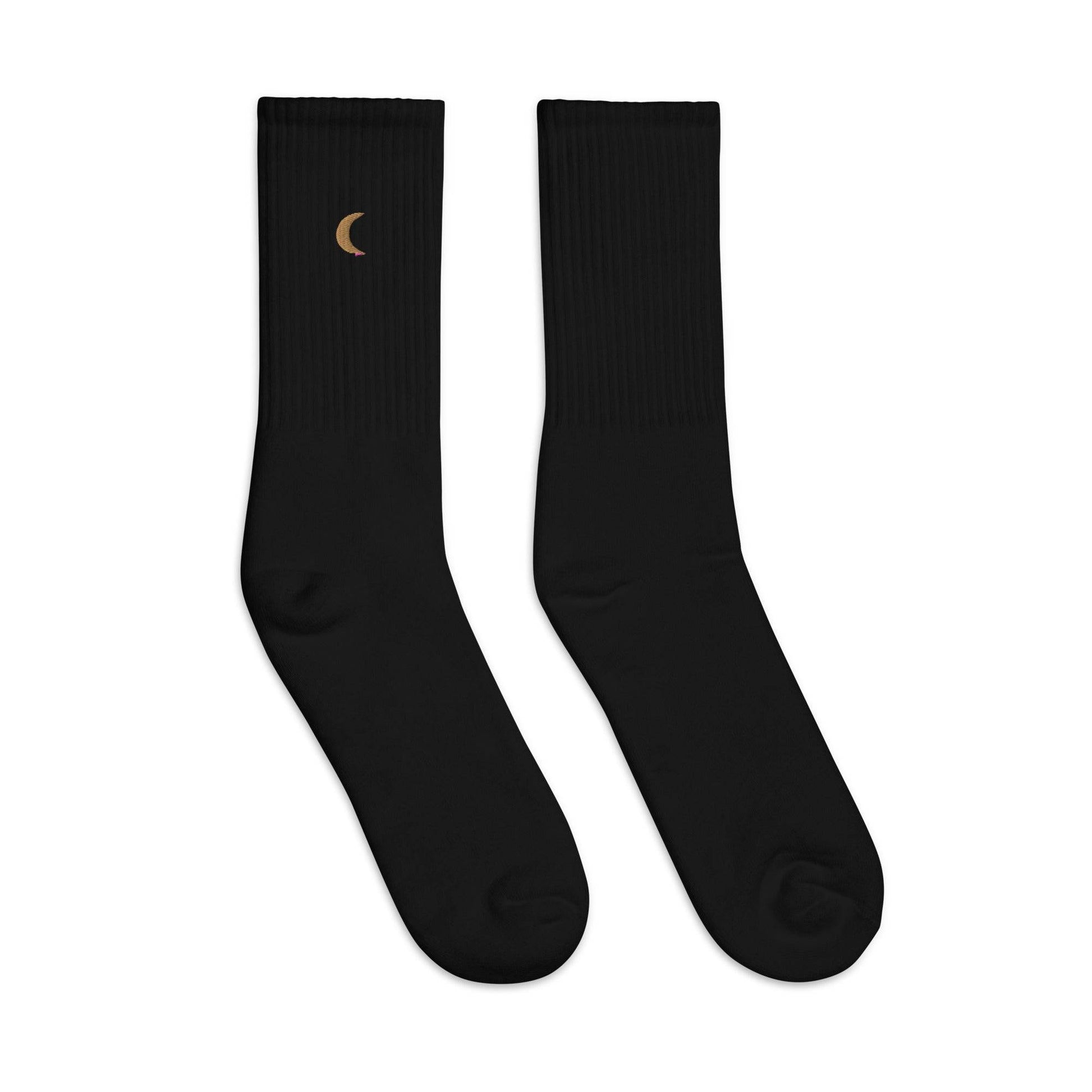 Moon Landing Embroidered SocksHolding Court IncOur hi-rise French cut Cosmic Connections Embroidered Socks with an embroidered crescent moon gives all of the spacey vibes.
We're proud to bring you high-quality, esocksMoon Landing Embroidered SocksHolding Court INCHolding Court INCHolding Court INC