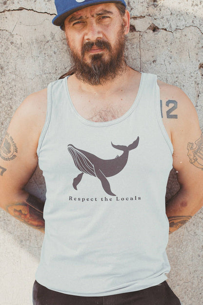 Locals - Unisex Organic Tank Holding Court Inc Introducing the "Respect the Locals" unisex organic tank top.This ring spun combed organic cotton tank is more than just a piece of clothing; it's a cheeky statemenTankRespect the Locals - Unisex Organic TankHolding Court INCHolding Court INCHolding Court INC     