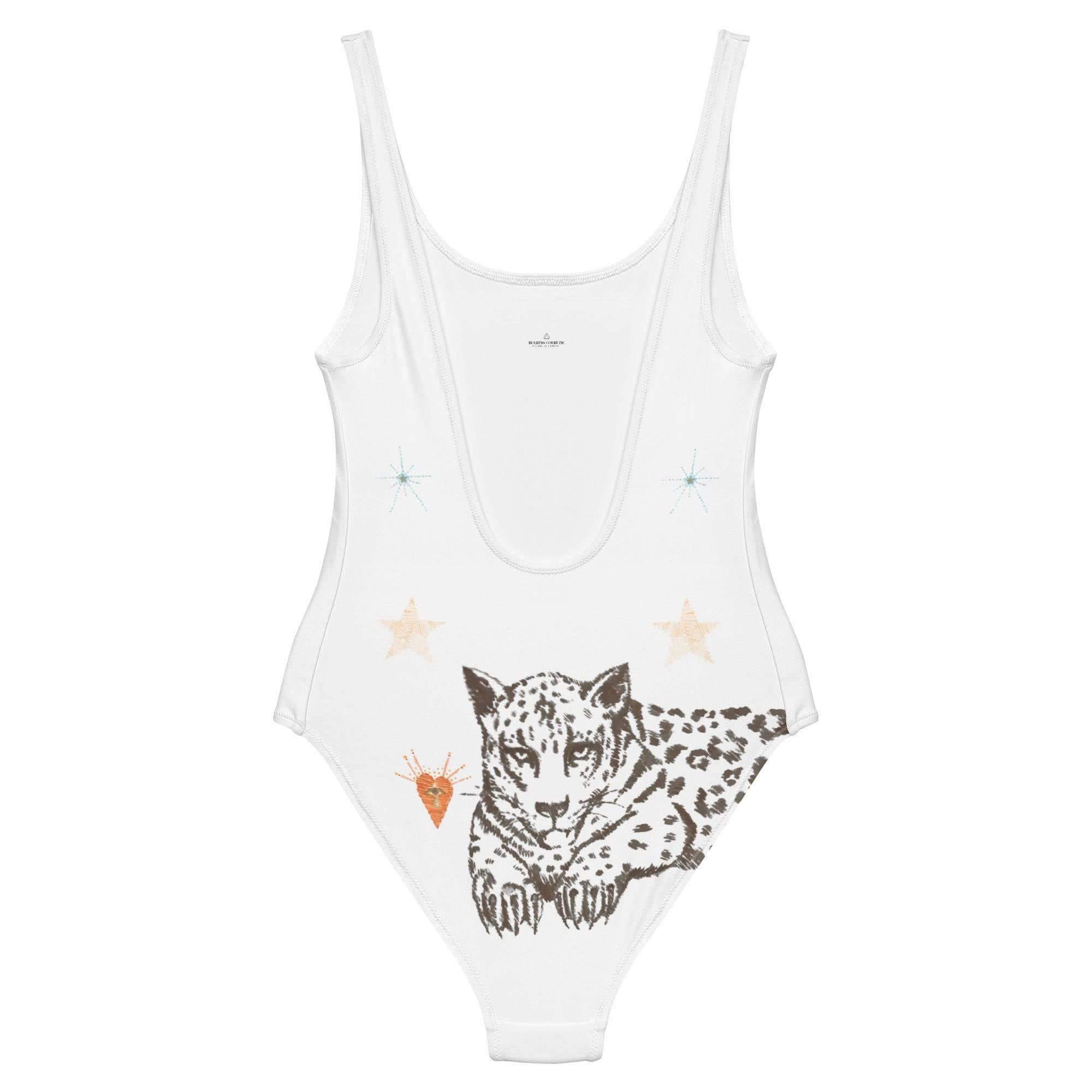 Lyra One Piece Recycled Swimsuit in White Jacksonville