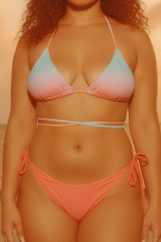 Vega String Bikini in Sunrise