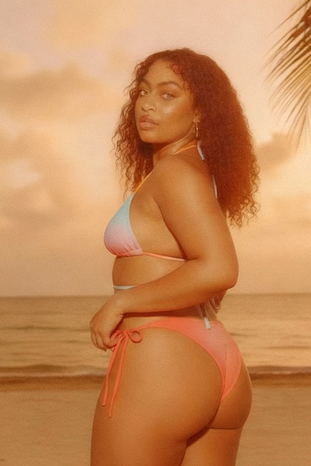 Vega String Bikini in Sunrise