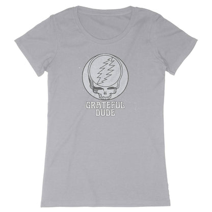 Grateful Dude Womens Organic Cotton TeeHolding Court IncThe Grateful Dead, Grateful Dude T-Shirt for Women
Let them see just how happy you are in your scull tee.  100% Organic Cotton, harvest and made in Tanzania with faiT-shirtGrateful Dude Womens Organic Cotton TeeHolding Court INCHolding Court INCHolding Court INC