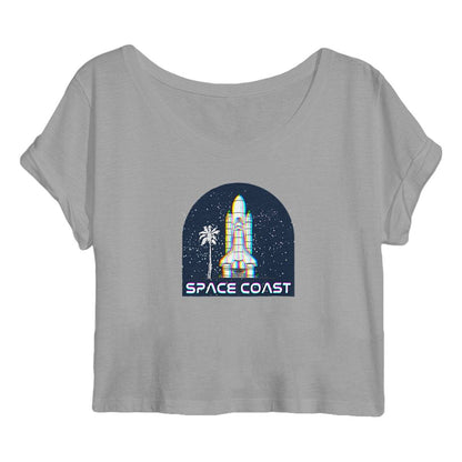 Space Coast Crop Top, Organic cotton clothes for women, Organic Cotton Clothing for Women, Organic Cotton Tank Tops, Cotton Organic T Shirts, Organic Cotton T Shirt, Band Tees, Vintage Tees, Rolling Stones Bomber Jacket, Stoned Girls, She's a rainbow, Environmental Slogan Tshirt, Environmental Slogan Tee, Space Age Tshirt, Space Age Tank Top, Organic Cotton, Crop Top, Courtney Barriger, Holding Court Inc