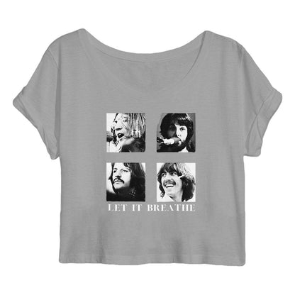 Organic cotton clothes for women, Organic Cotton Clothing for Women, Organic Cotton Tank Tops, Cotton Organic T Shirts, Organic Cotton T Shirt, Band Tees, Vintage Tees, Rolling Stones Bomber Jacket, Stoned Girls, She's a rainbow, Environmental Slogan Tshirt, Environmental Slogan Tee, the beatles tshirt, the beatles tee, the beatles crop top, let it be tshirt, let it be crop top, let it be tee, t shirts made to order, made-to-order clothing, Holding Court Inc, Courtney Barriger,