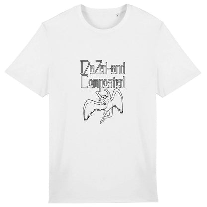 Composted Unisex OrganicHolding Court IncThe Led Zeppelin Dazed and Composted Unisex Organic Cotton Tee-shirt made for that smirk 
Been Dazed and Composted for so long it's not true.  100% Organic Cotton, hT-shirtDazed and Composted Unisex Organic T-shirtHolding Court INCHolding Court INCHolding Court INC